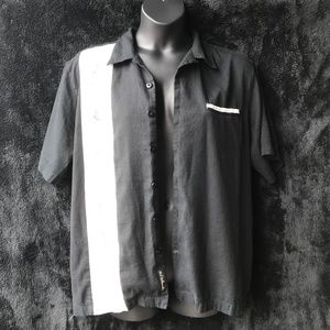 Duke Kahanamoku black and white cotton/bamboo L